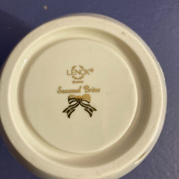 Lenox "Seasonal Brites" Candle Holder,EUC - Picture 3 of 5